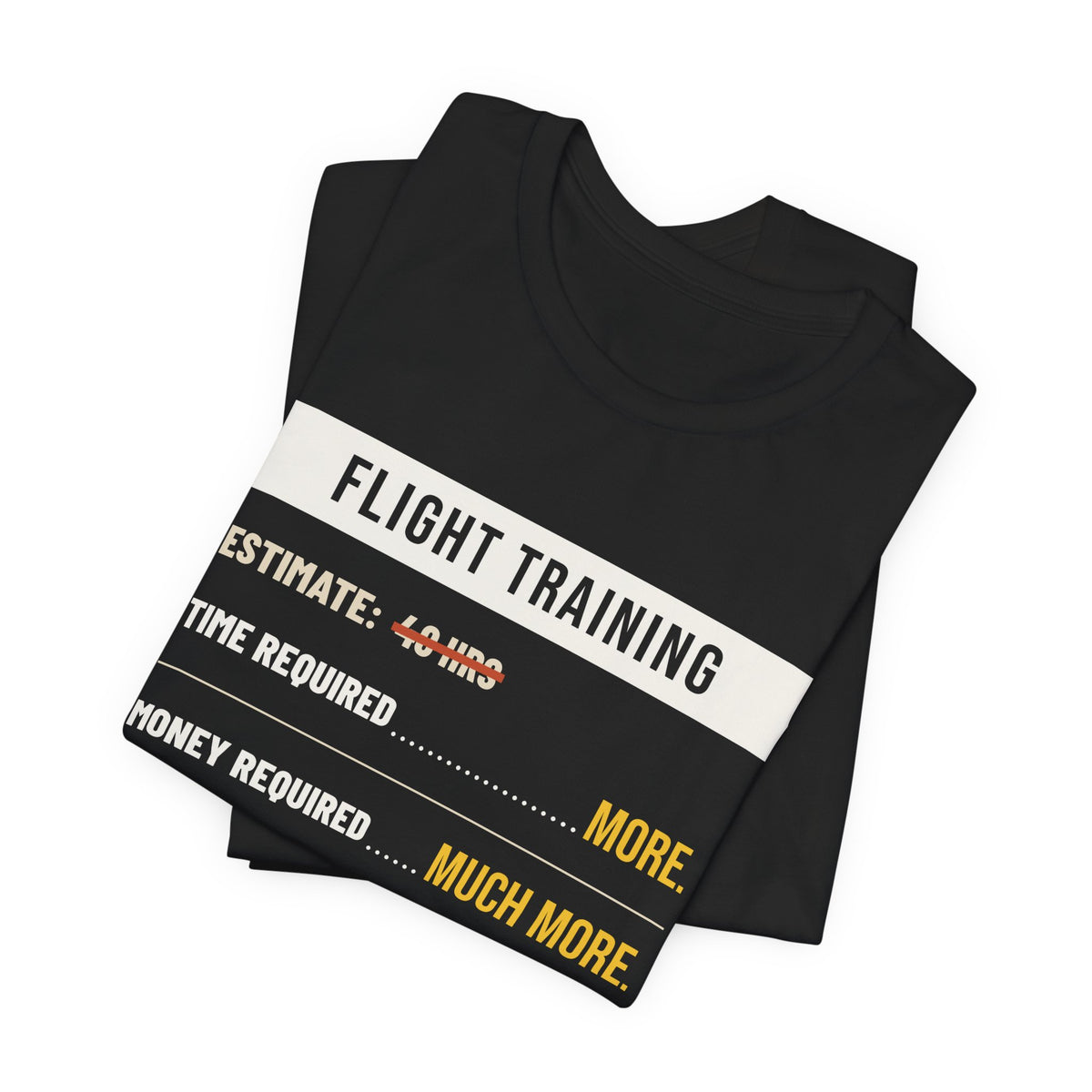 Flight Training: Time Required = More Pilot Shirt