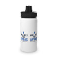 Will Fly for Avgas Pilot Water Bottle