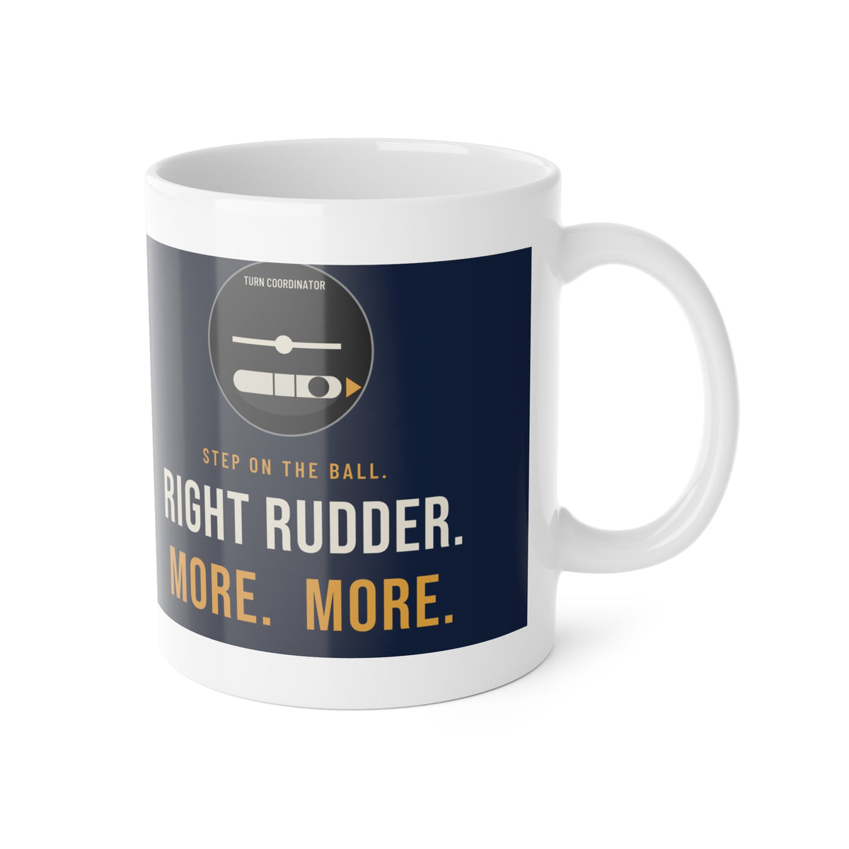 Right Rudder Turn Coordinator Pilot Mug