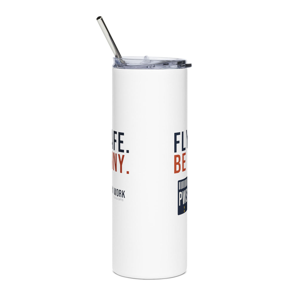 Fly Safe. Be Funny. 20oz Pilot Tumbler