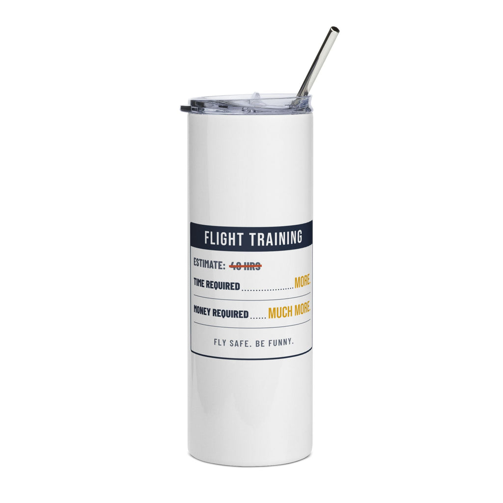 Flight Training: Time Required = More 20oz Tumbler