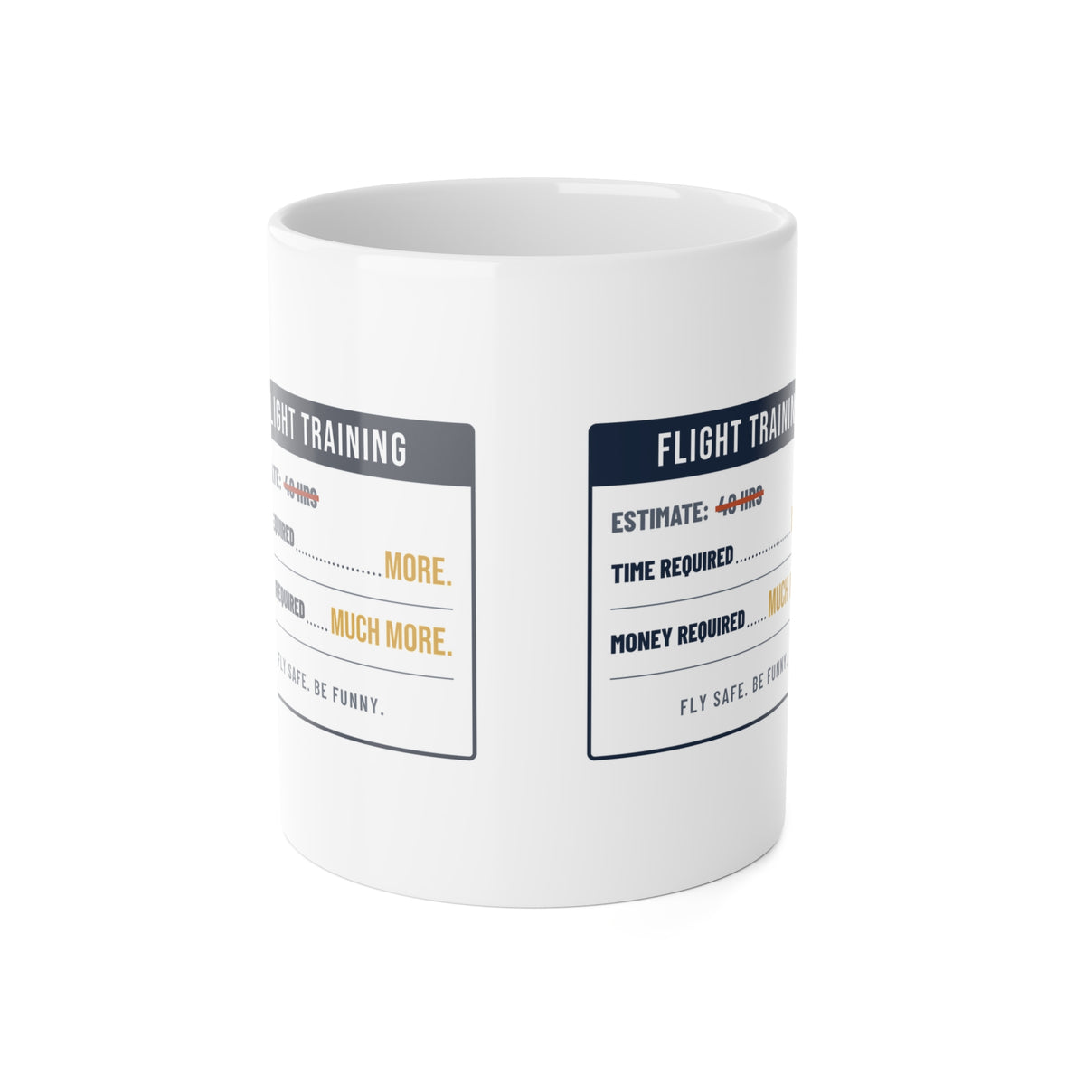 Flight Training: Time Required = More Pilot Mug