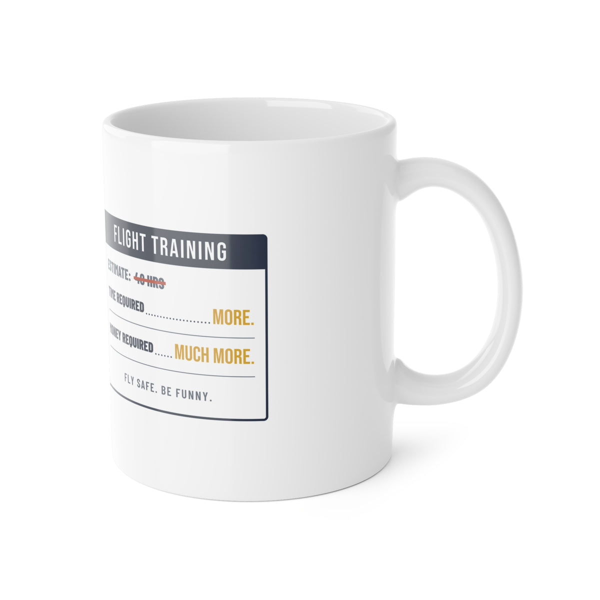 Flight Training: Time Required = More Pilot Mug