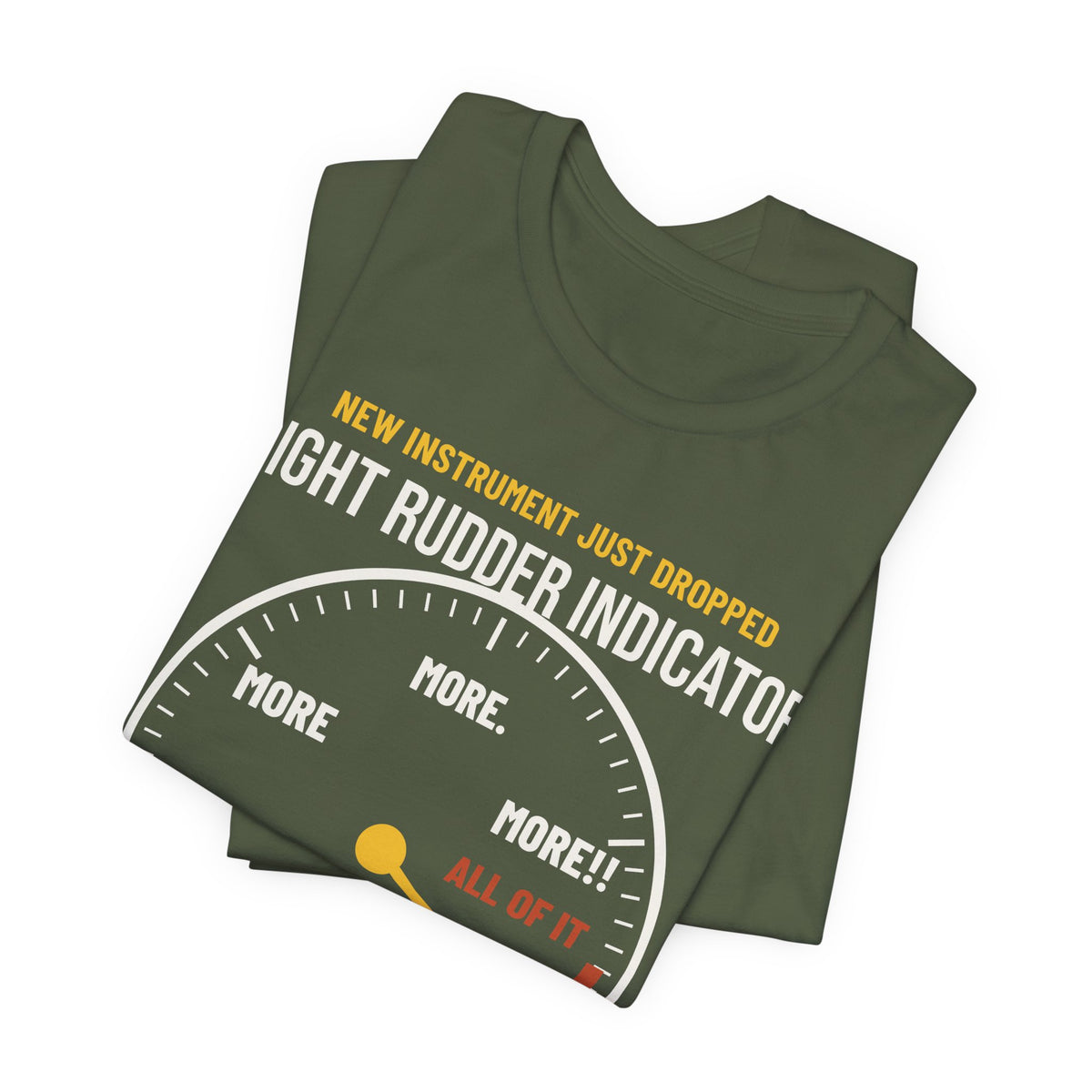 Right Rudder Indicator Pilot T-Shirt