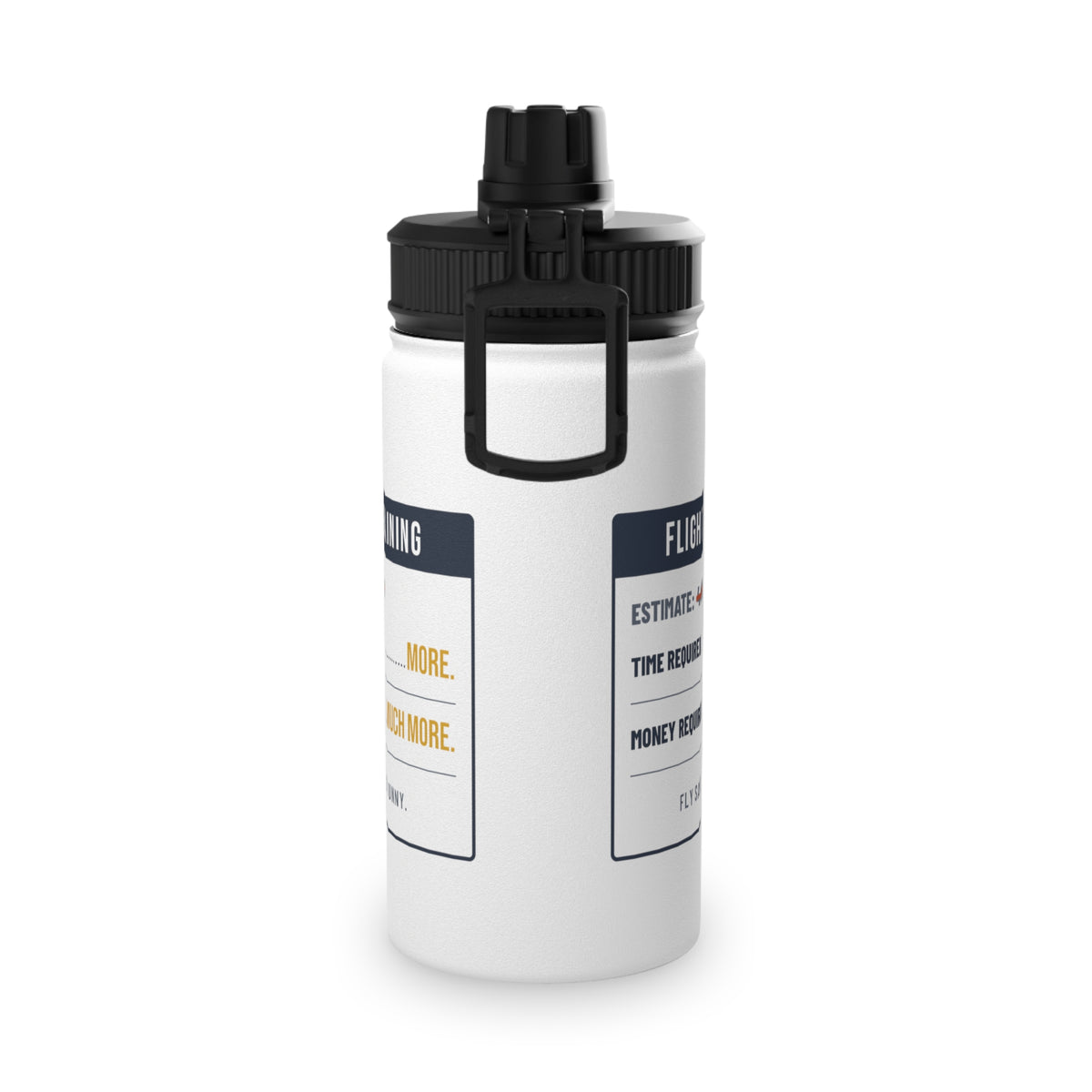 Flight Training: Time Required = More Pilot Water Bottle